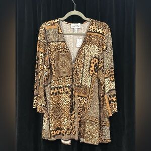 Joseph Ribkoff Animal Print Top